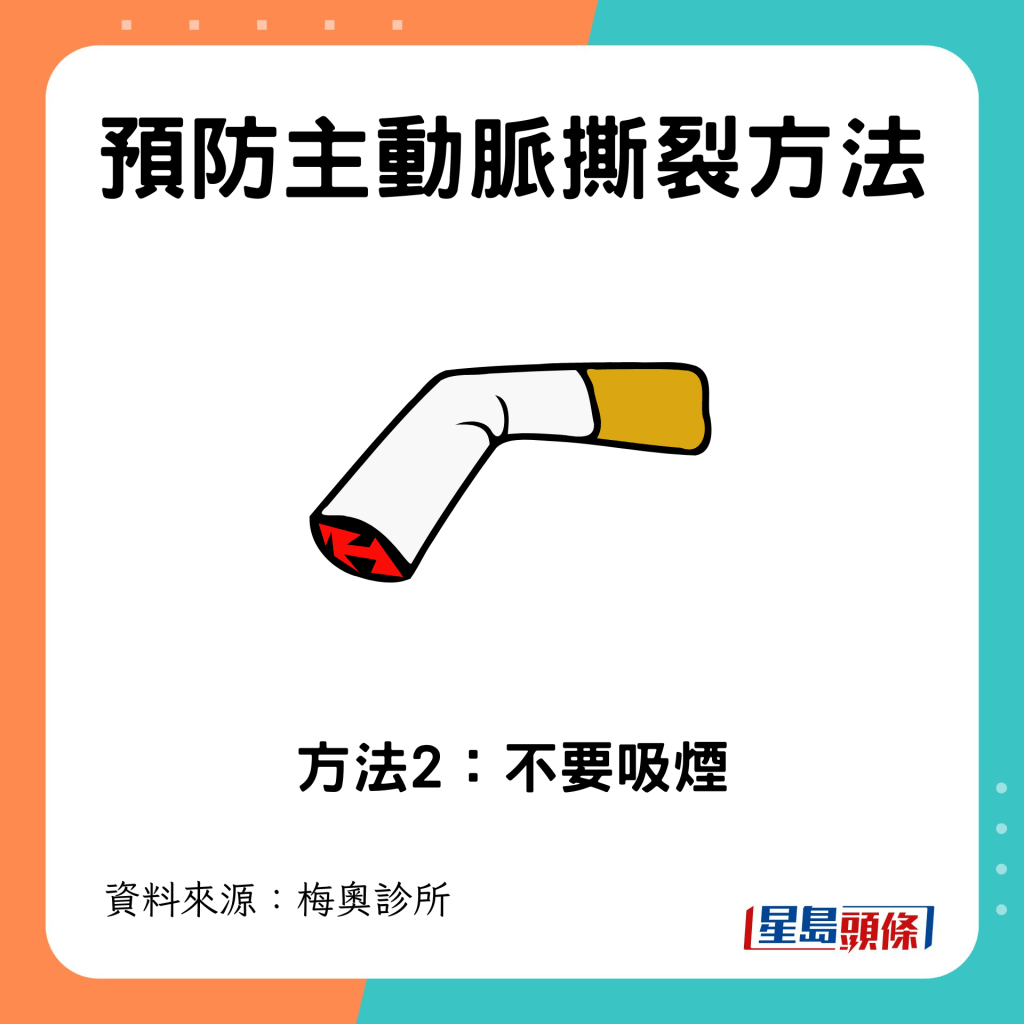 2：不要吸烟