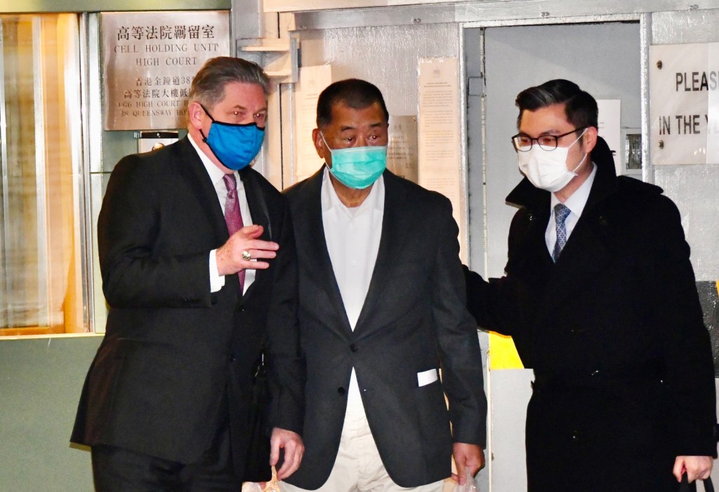 律政司就黎智英獲准保釋向終審法院提出上訴。資料圖片