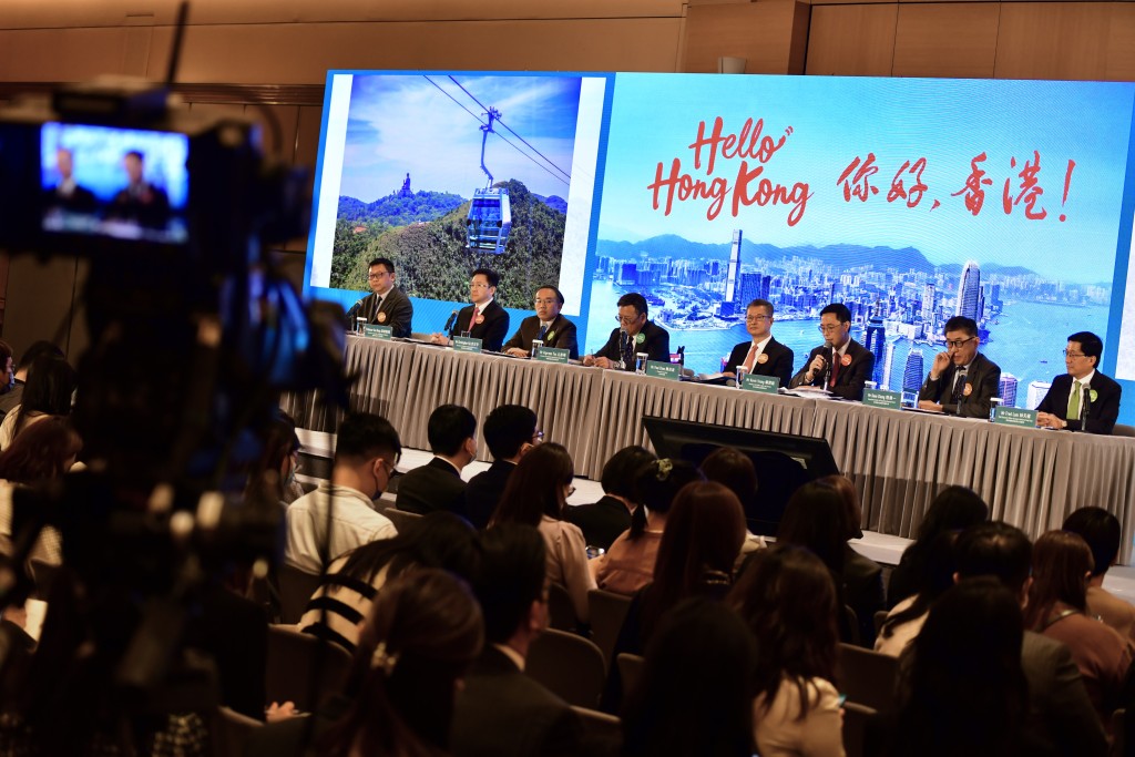 政府上周启动“你好，香港！”宣传活动。（资料图片）