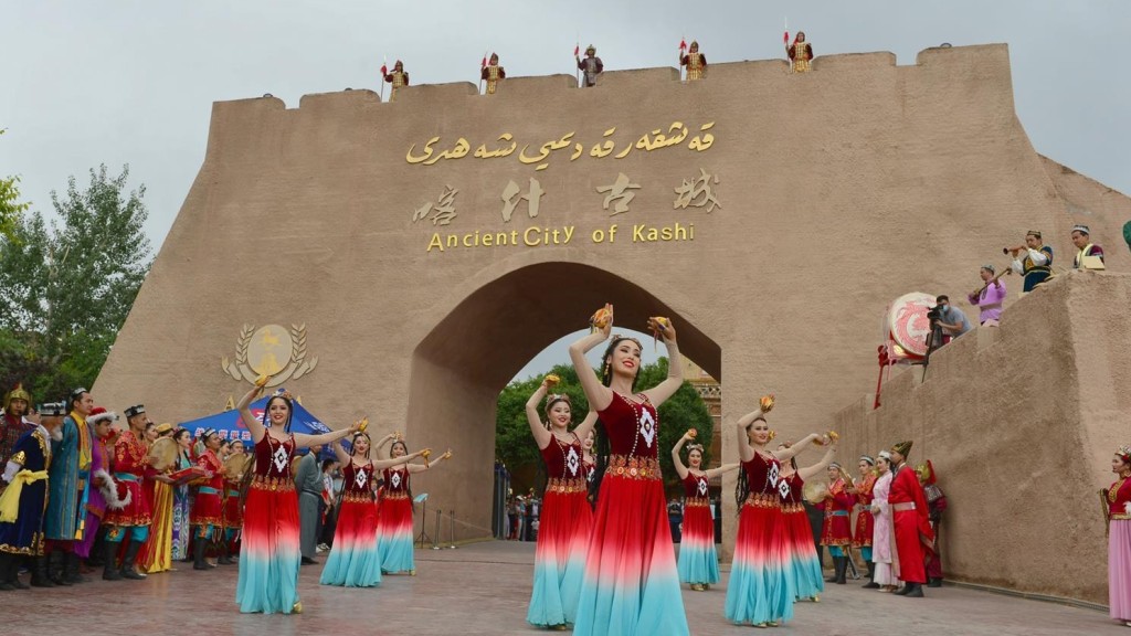 喀什古城。
