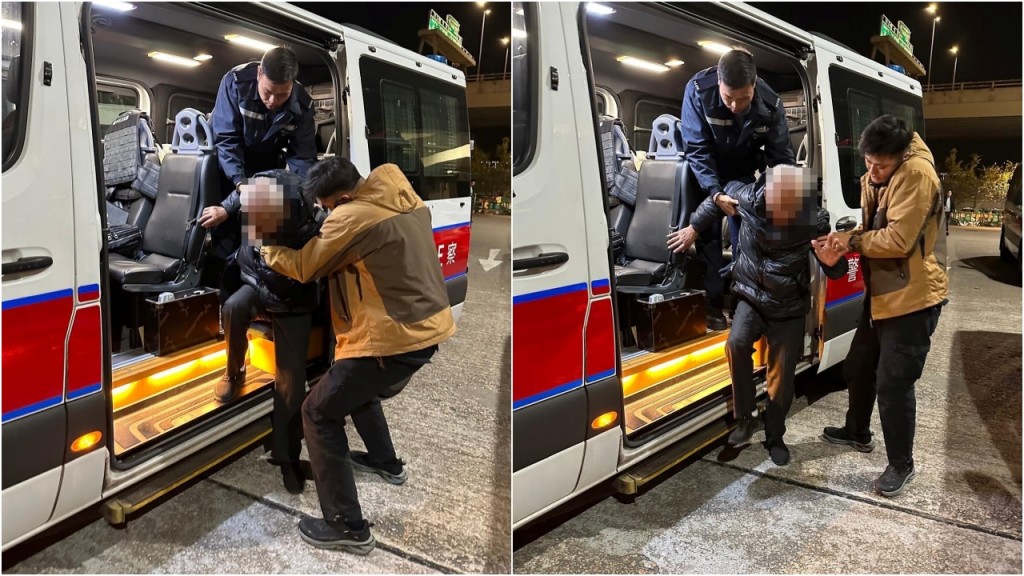 腦退化9旬翁內地來港 探親後獨自逛街失聯 警及時尋回。FB:東區警區