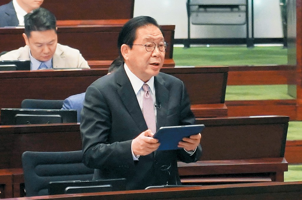 林健鋒表示,經慎重考慮後決定不再參選新一屆立法會。