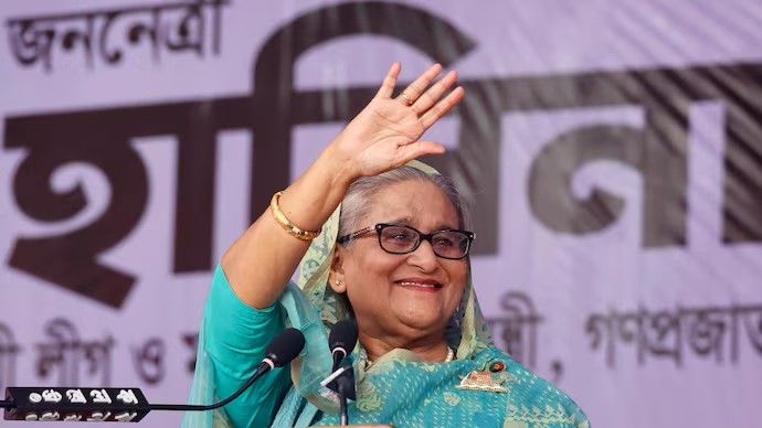 孟加拉反對派抵制投票下，總理哈西娜在無真正對手下第五度勝選。美聯社  