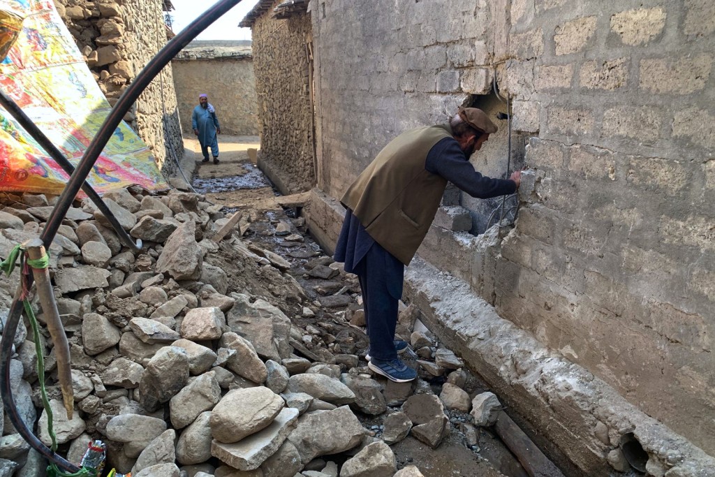 巴基斯坦村落受袭。美联社