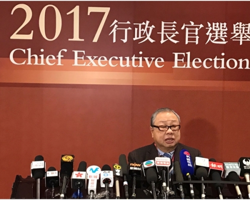 陳永棋呼籲香港要團結起來。