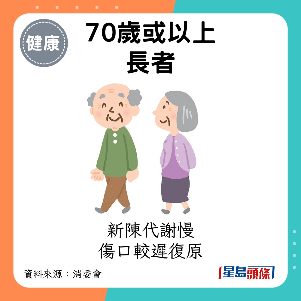 70岁或以上长者