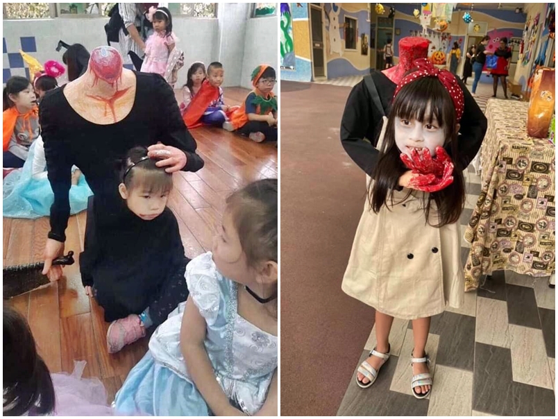 不少家長都費盡心思幫自己的小孩打造最佳的萬聖節裝扮。Facebook「爆廢1公社」圖片