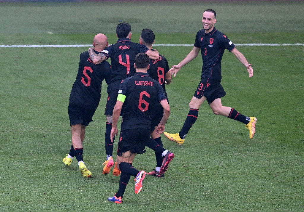 阿尔巴尼亚上场逼和克罗地亚，取得1分。Reuters