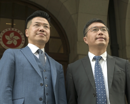 區諾軒和范國威均表示,如果政府再舉辦補選,會考慮再參選。 資料圖片