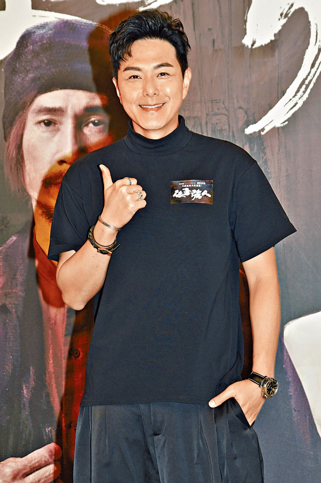 蕭正楠獲發哥大讚演得有型。