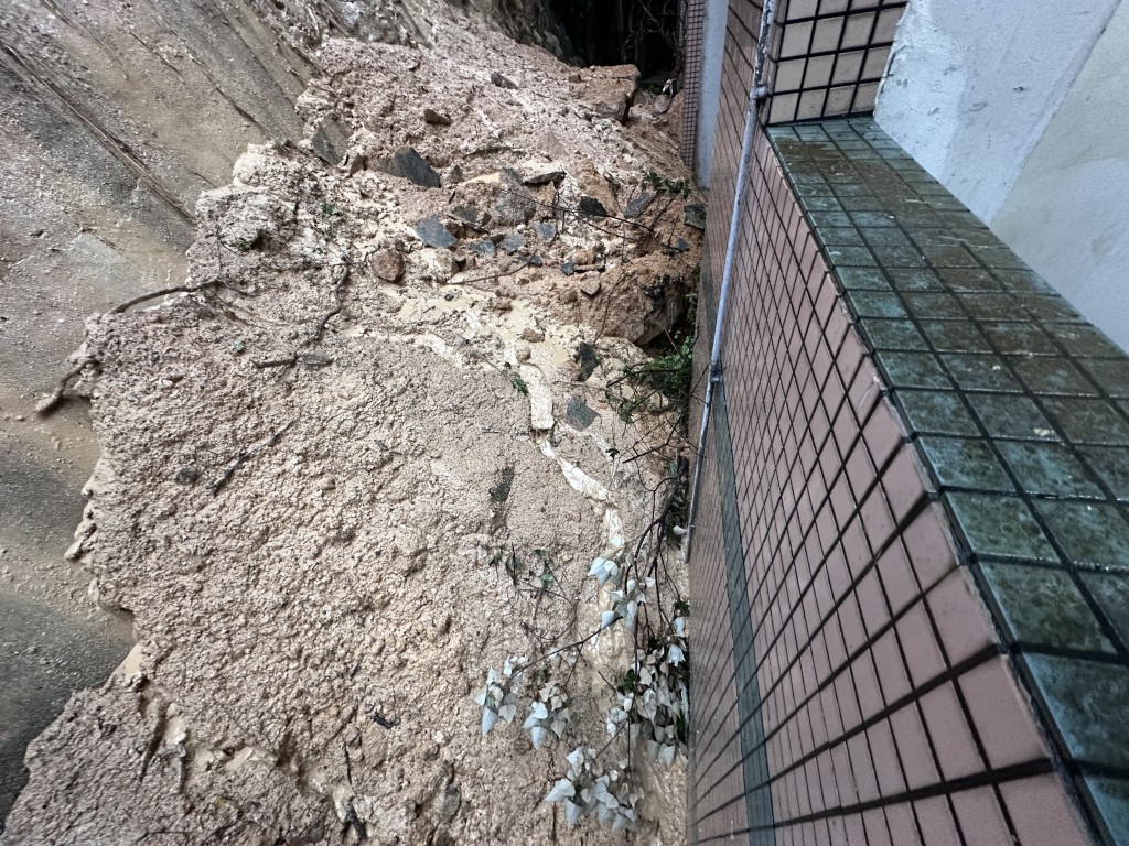 冧山泥覆蓋20米乘20米範圍。