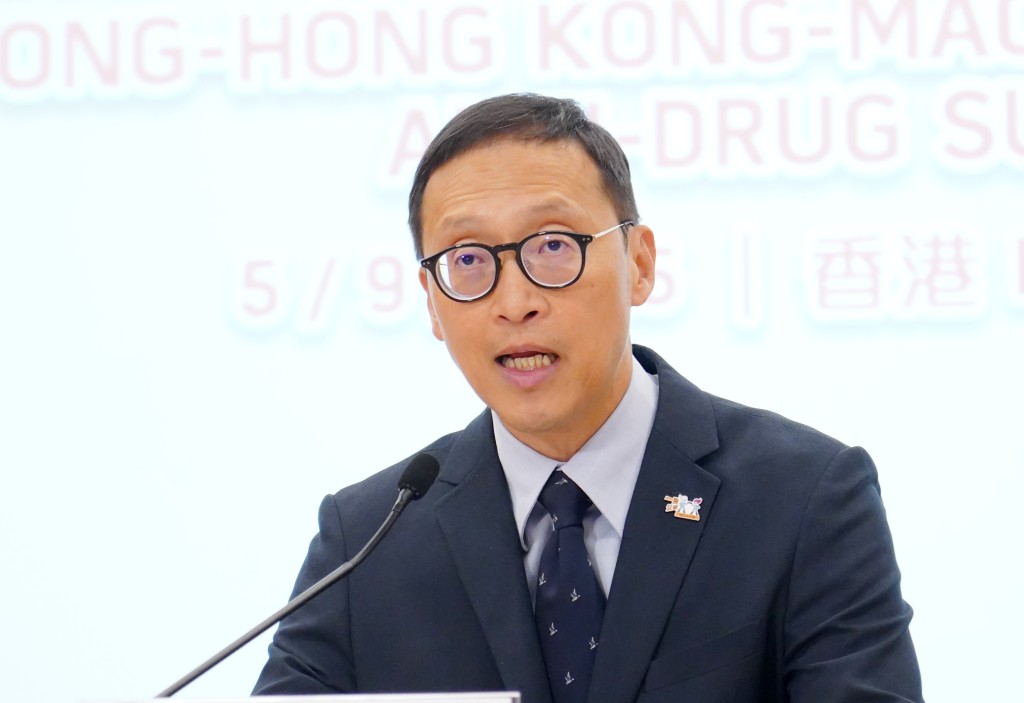 李基舜表示,禁毒工作需要「全社會投入、全政府參與」,尤其需聚焦青年群體。資料圖片 李基舜表示,禁毒工作需要「全社會投入、全政府參與」,尤其需聚焦青年群體。資料圖片