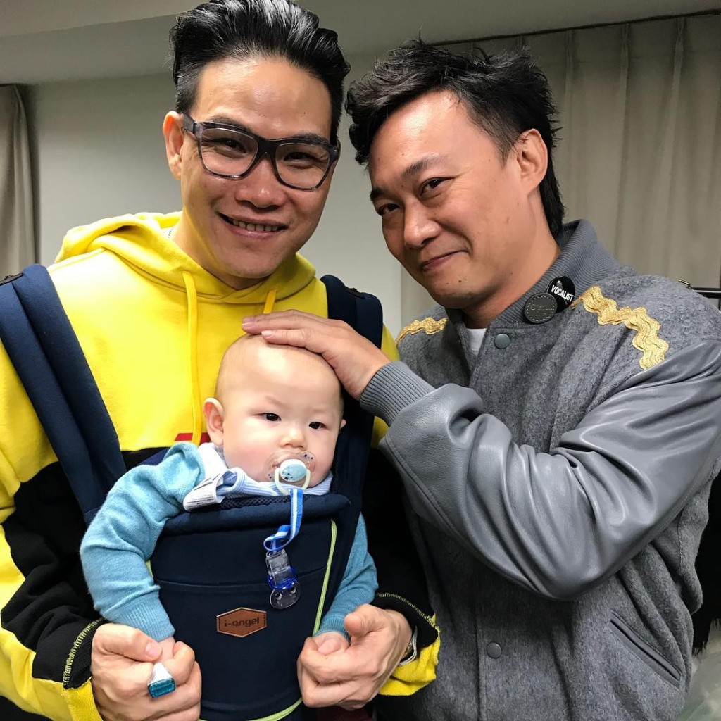 有陈奕迅做契爷力撑，阿公的儿子他日大有做星二代的条件。