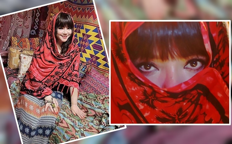 露雲娜在MV中以神秘民族千年女王造型現身,笑言都仲有啲電力。