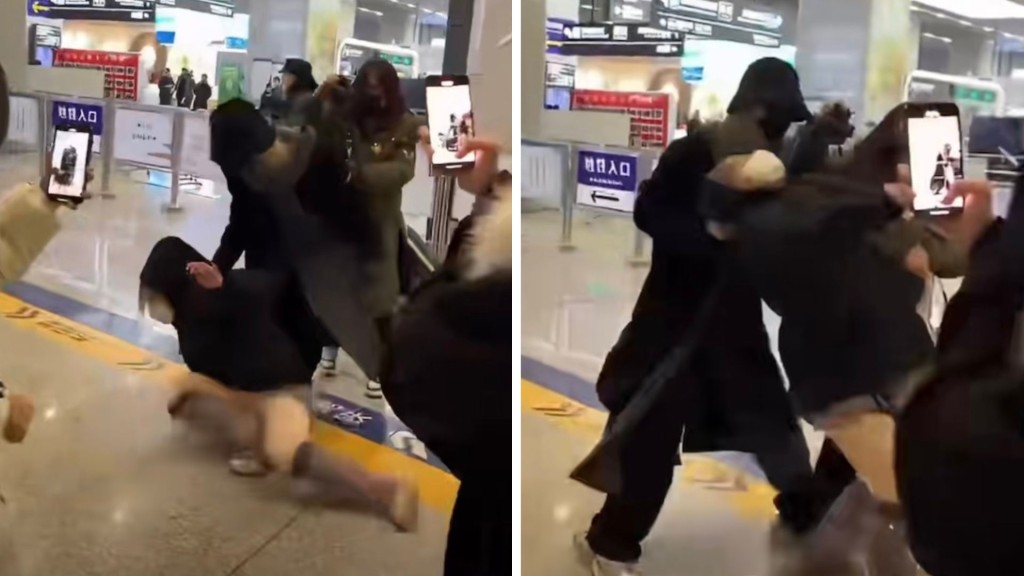 藝人靈超疑似毆打「私生飯」。