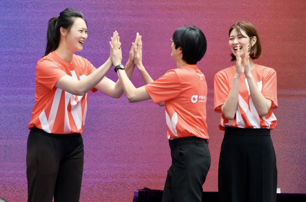 惠若琪(左),木村莎織(右)。徐嘉華攝 惠若琪(左),木村莎織(右)。徐嘉華攝