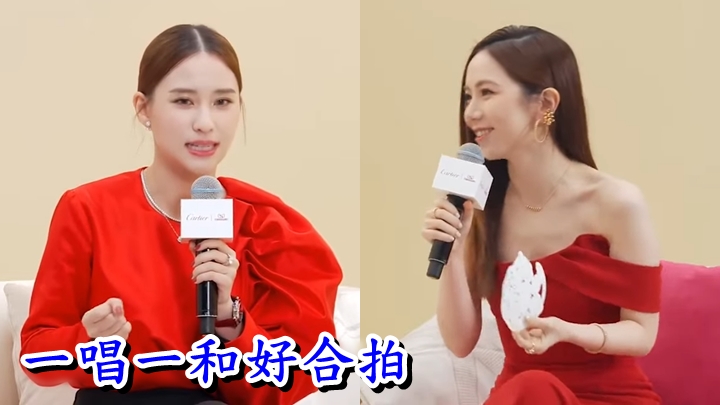 何超蓮與G.E.M.一見面,互窒搞笑。