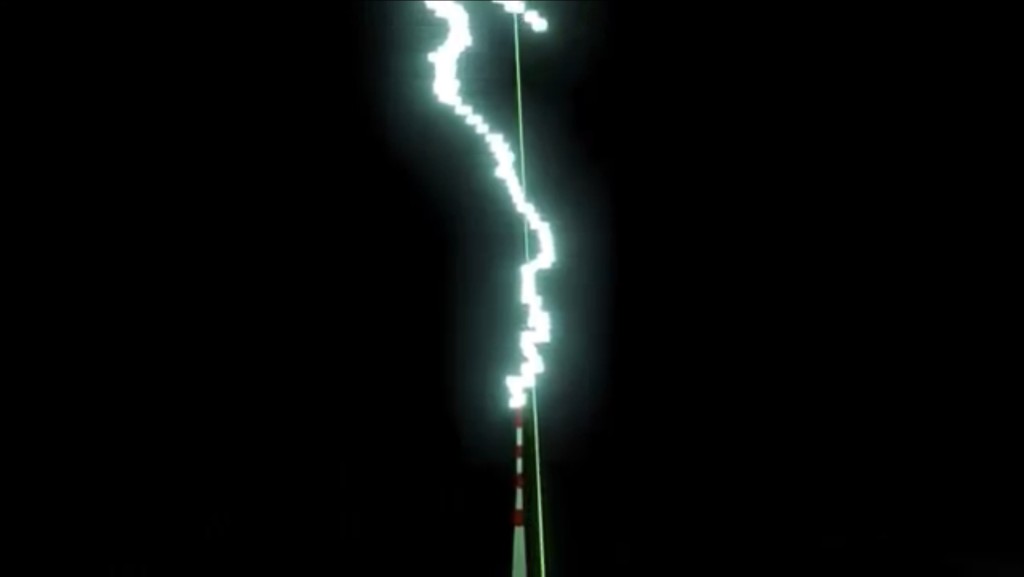激光引導閃電3D模型的影片截圖。