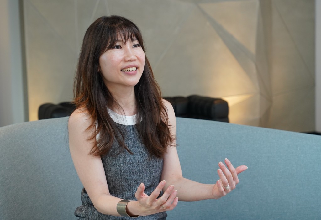 香港科技園公司首席市務總監陳漢欣表示,此行希望帶本港的創科公司到巴黎開拓新市場。葉偉豪攝 香港科技園公司首席市務總監陳漢欣表示,此行希望帶本港的創科公司到巴黎開拓新市場。葉偉豪攝