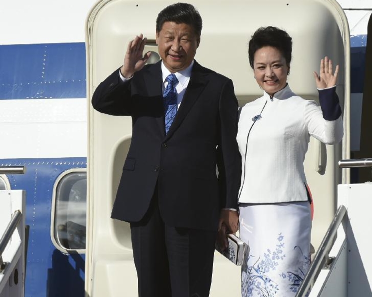 2015年9月22日，美國華盛頓訪問最有話題。