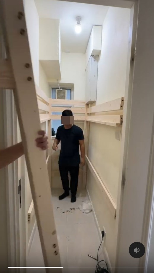 有網民笑說「非常優質的住宅 。可以警惕自己不能發福」。Threads截圖 有網民笑說「非常優質的住宅 。可以警惕自己不能發福」。Threads截圖