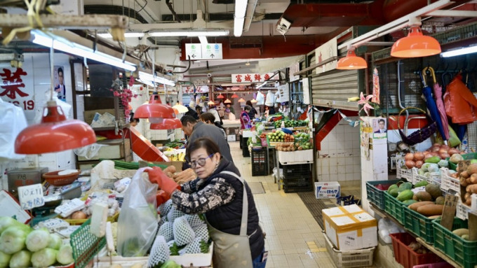 現時本港街市空置率高。資料圖片 現時本港街市空置率高。資料圖片