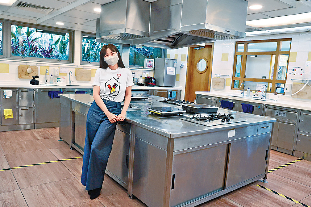 ■家舍的廚房好大，Kay笑指經常探訪都會聞到香味。