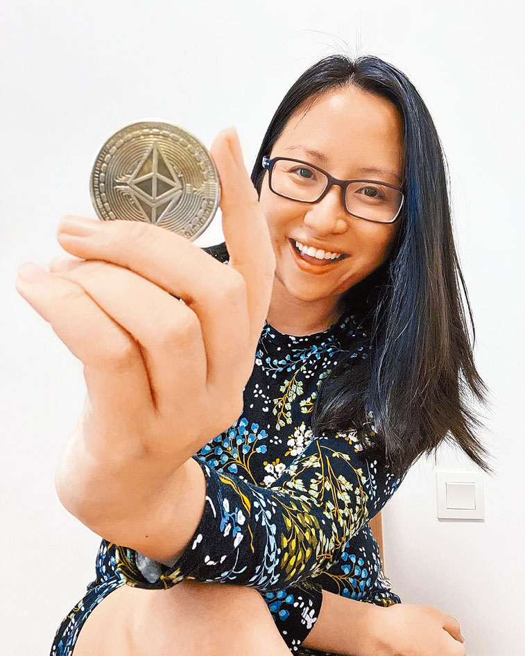 被捕女網紅陳怡開設加密貨幣找換店吸金。 