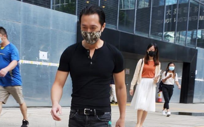 案發日替岑子杰「擋刀」的羅姓友人列席聆訊。蕭文軒攝