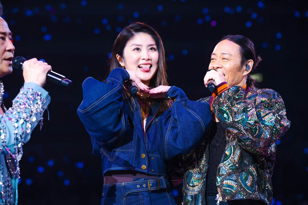 前晚陳慧琳（Kelly）驚喜登場。