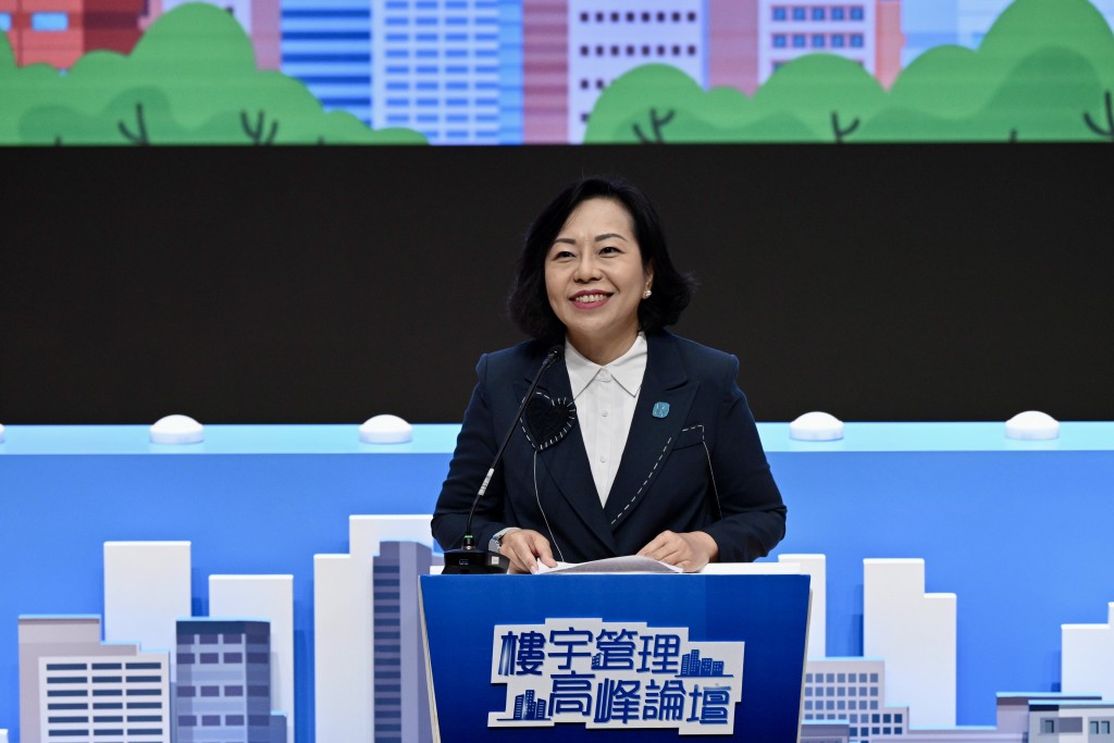 民政及青年事務局局長麥美娟。蘇正謙攝 民政及青年事務局局長麥美娟。蘇正謙攝