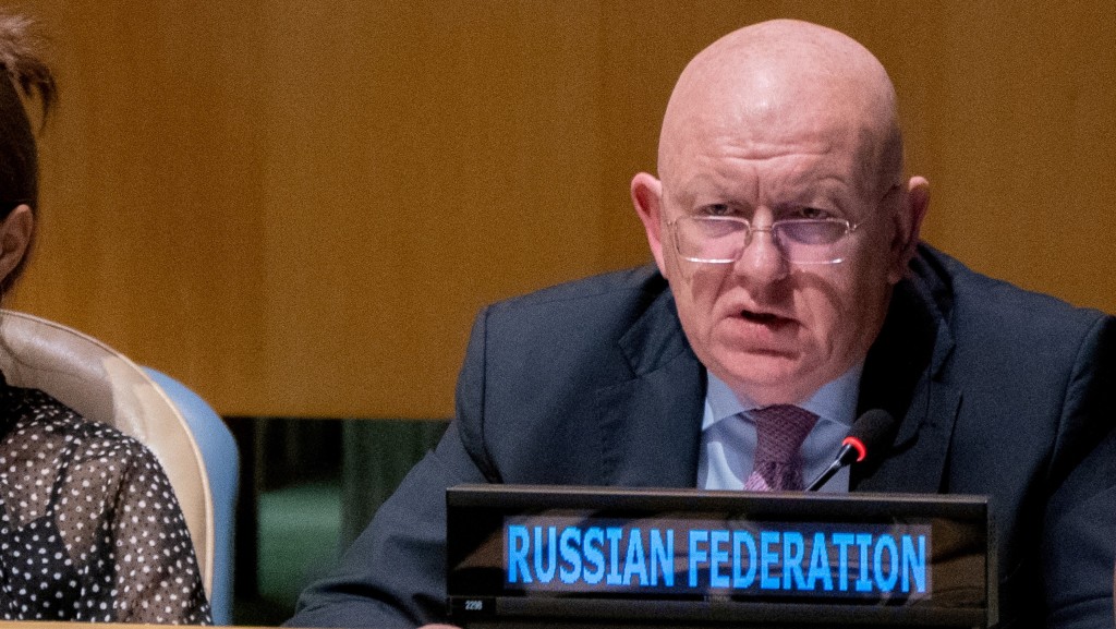 俄羅斯駐聯合國大使內本齊亞(Vassily Nebenzia)。 路透社
