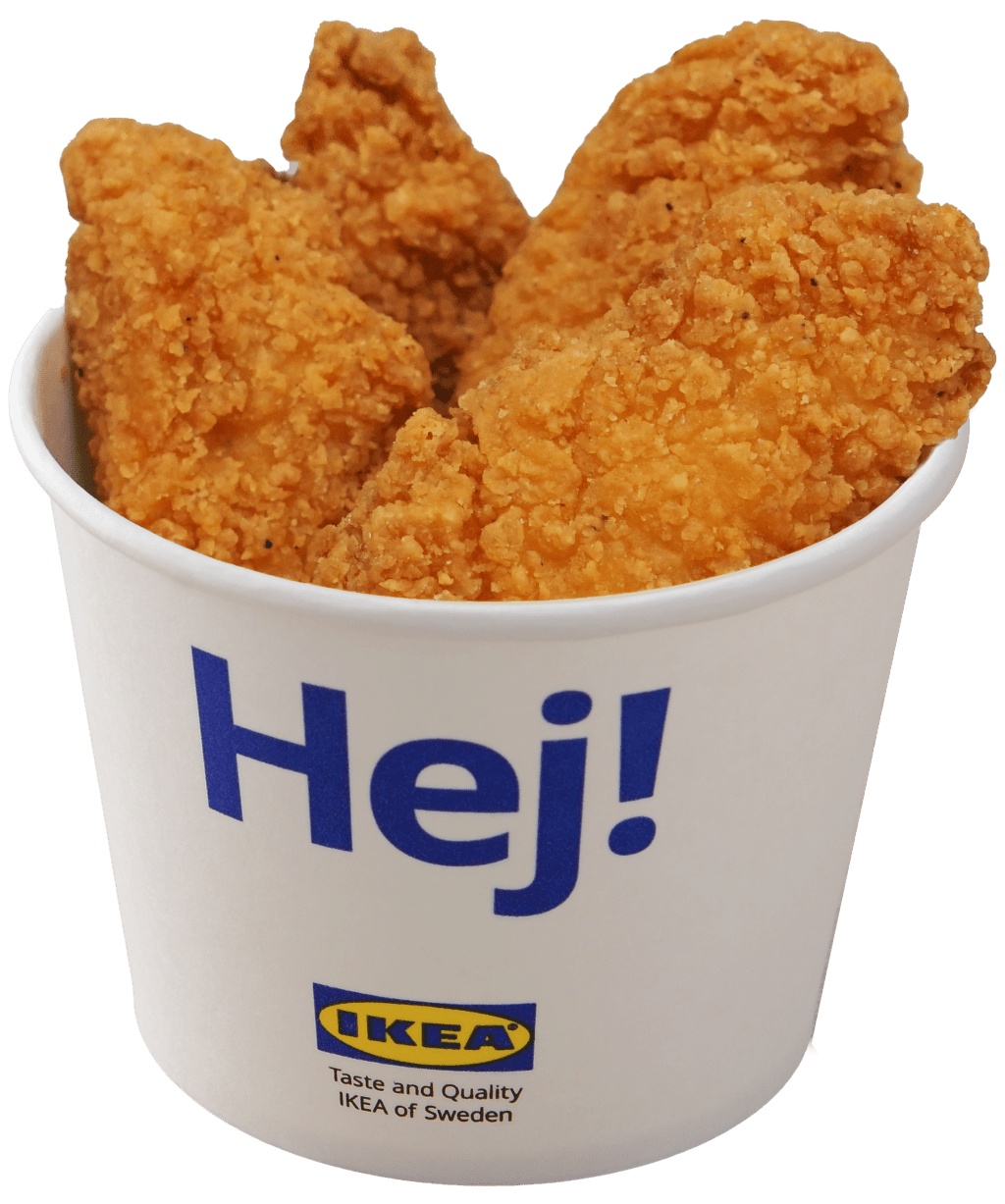 IKEA美食站避風塘脆雞柳/$16，焗至金黃色的雞柳配搭經典的港式避風塘風味，糅合香辣及蒜香。 