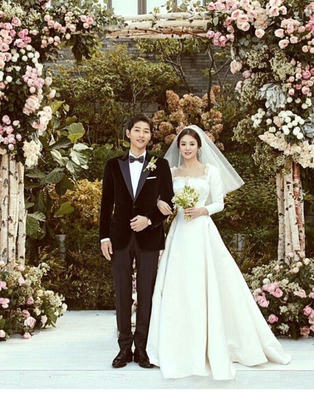 雙宋今日婚禮上的合照。
