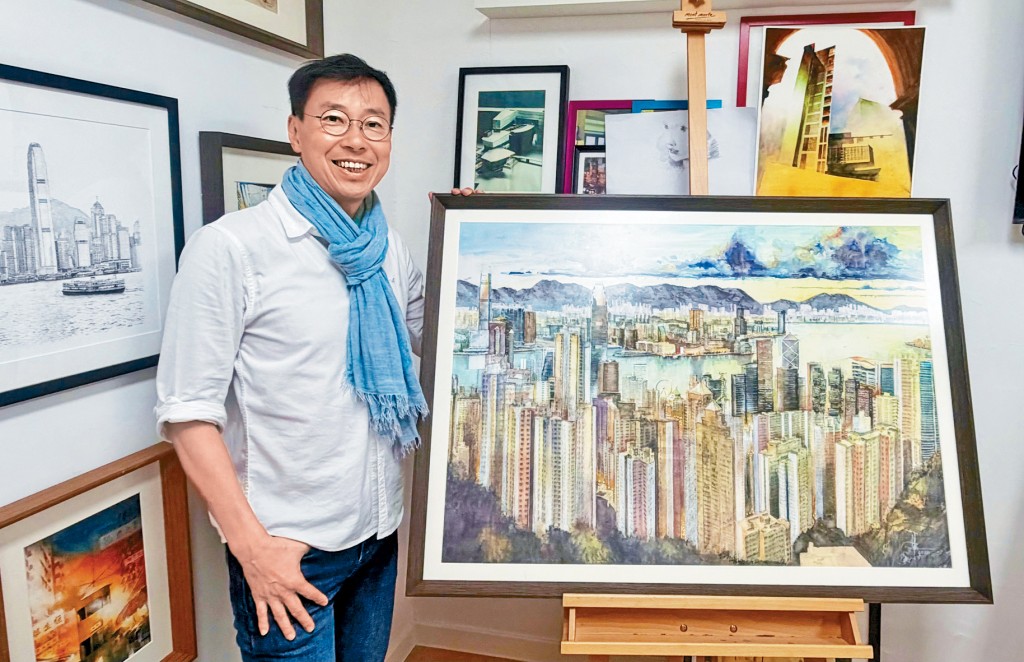 支明遠近年創辦藝術平台，推廣民間藝術家的作品。