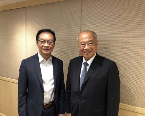 市建局行政總監韋志成、主席周松崗。資料圖片