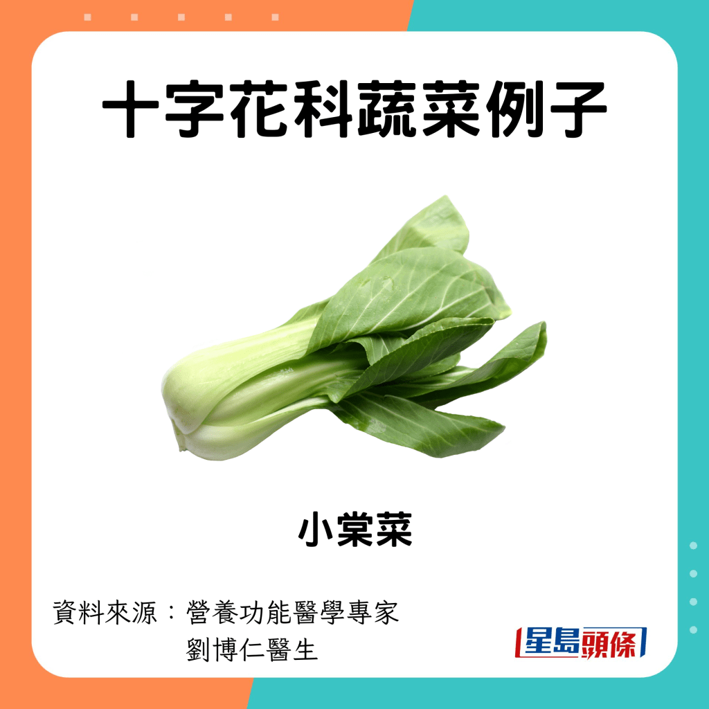 防癌食物｜十字花科蔬菜 小棠菜