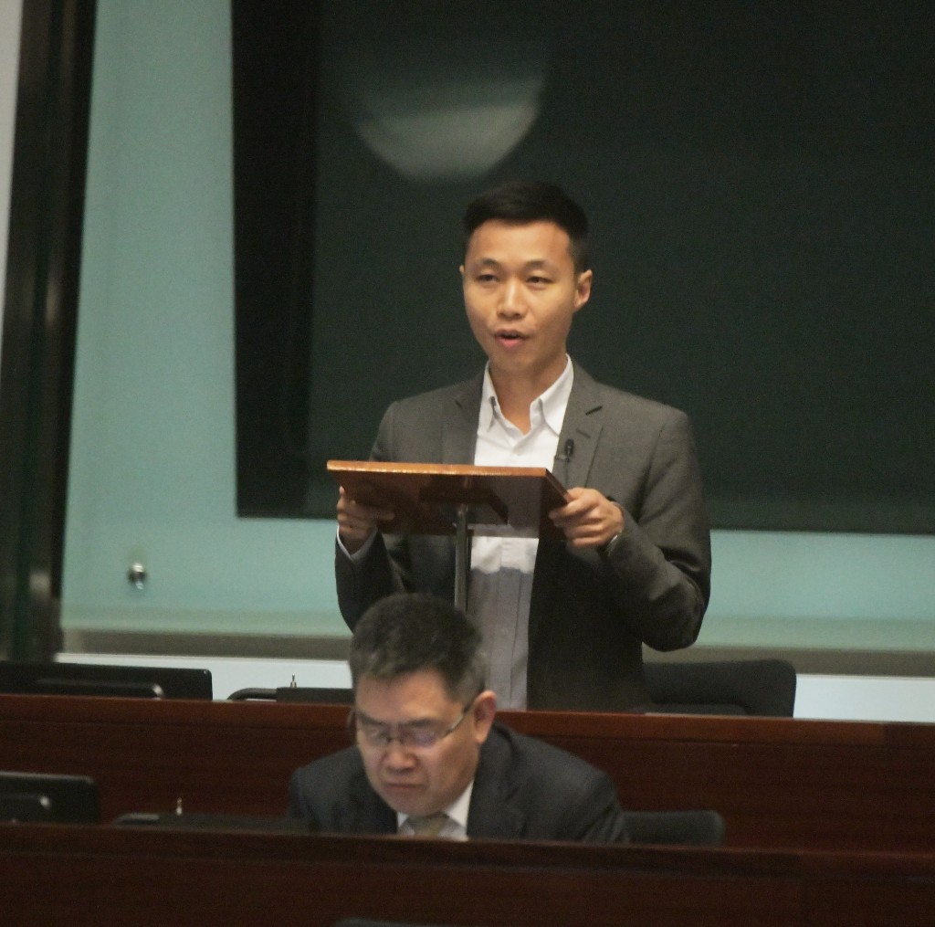 勞聯立法會議員林振昇。資料圖片 勞聯立法會議員林振昇。資料圖片