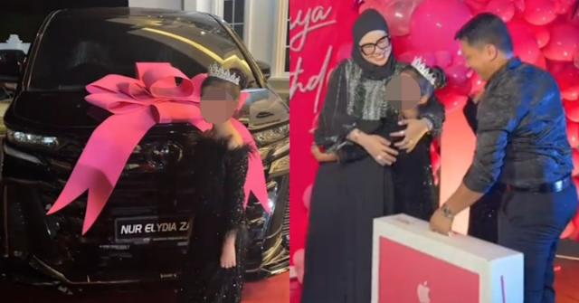 馬來西亞一名女富豪為11歲女兒辦奢華生日會,被轟炫富。TikTok/farhanazahra91 馬來西亞一名女富豪為11歲女兒辦奢華生日會,被轟炫富。TikTok/farhanazahra91