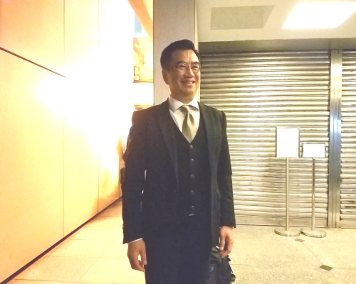 被告陳偉強獲判無罪釋放。法庭記者攝