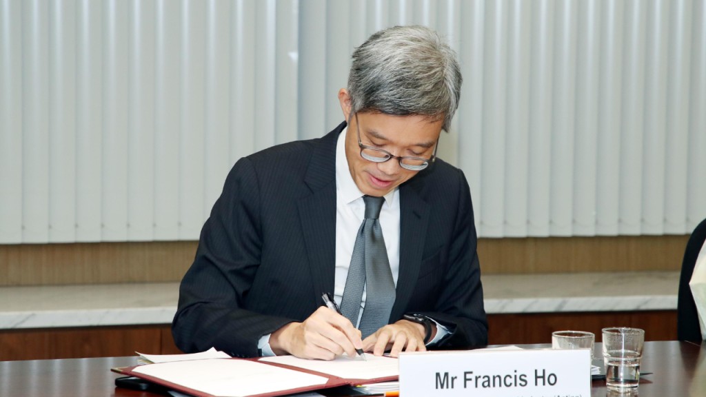 署理工業貿易署署長何兆康。政府新聞處