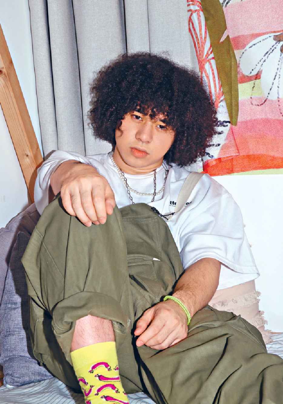 ■Mike希望唱完兩首慘情歌，下首可以挑戰唱快歌。
