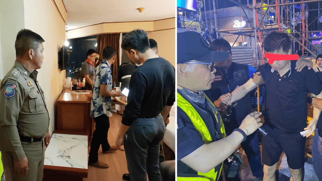 韓國男子涉嫌在清澫搶劫被捕。 網上圖片