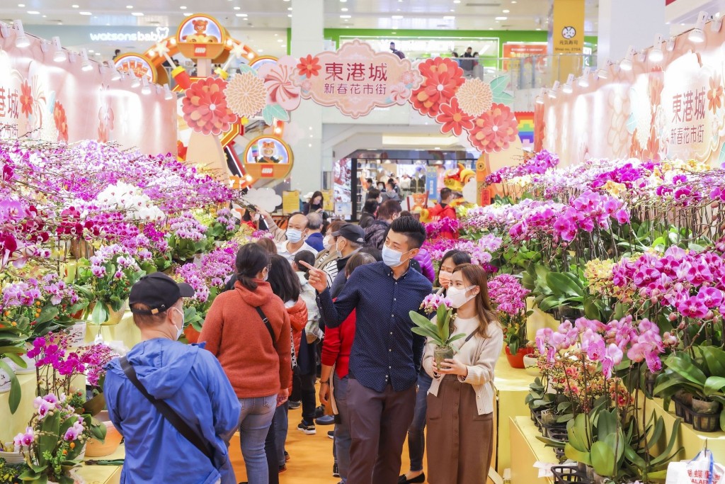 東港城巿集算是較大型的花卉巿場。