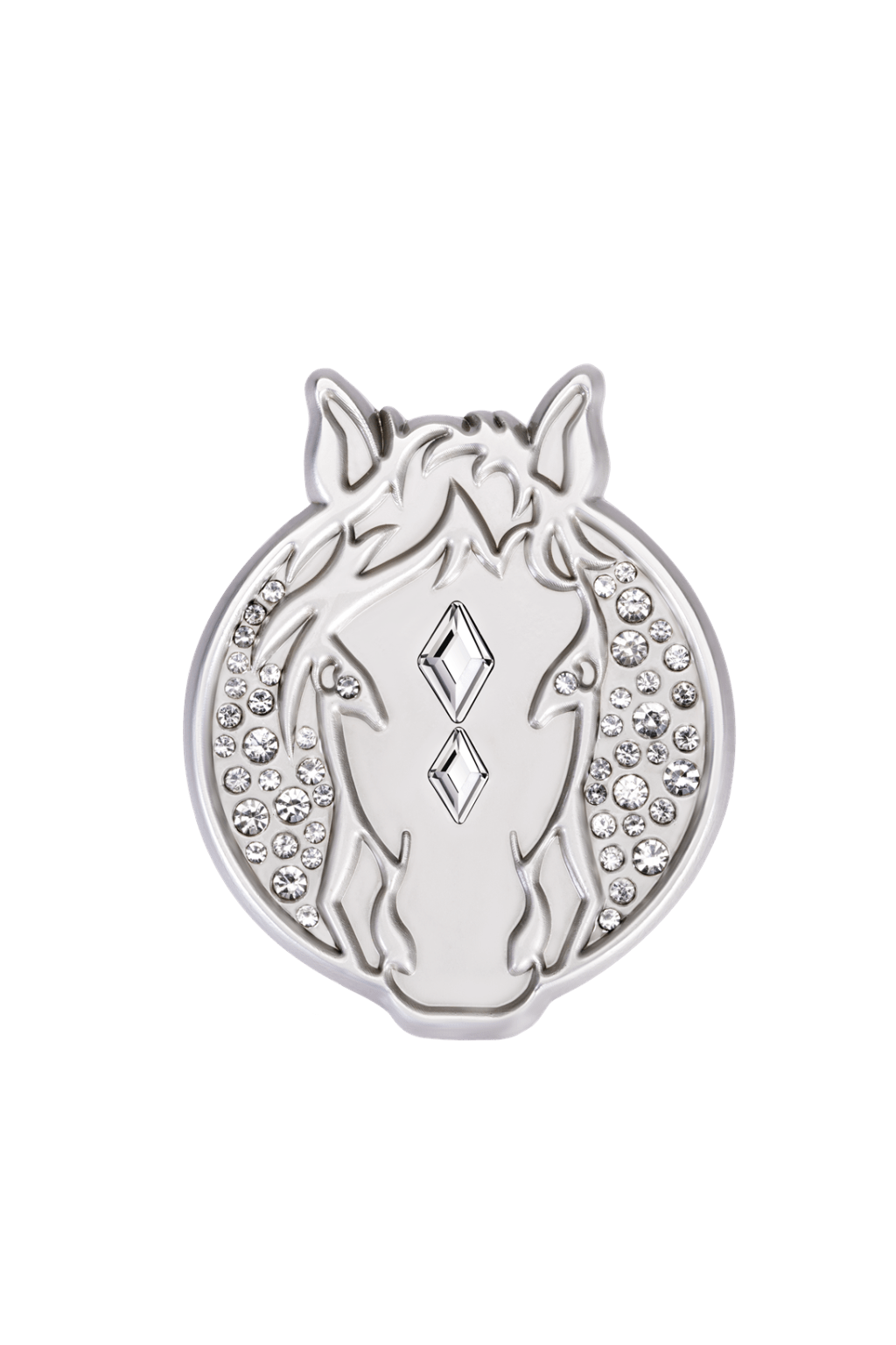 當日下午3時30分前,沙田及跑馬地馬場入場人士可獲贈指定「紀念襟針」乙個,數量有限,派完即止。圖片只供參考,與禮品真實的外貌及顏色可能有差異。 當日下午3時30分前,沙田及跑馬地馬場入場人士可獲贈指定「紀念襟針」乙個,數量有限,派完即止。圖片只供參考,與禮品真實的外貌及顏色可能有差異。