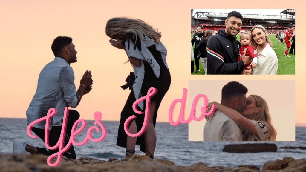 張柏倫果然夠浪漫,選擇在日落時於海灘上向女友Perrie Edwards求婚成功。 網上圖片