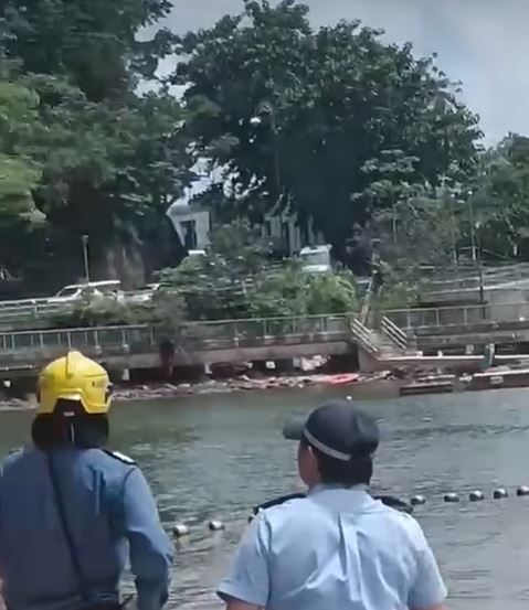 fb「港九拯溺員工會」影片截圖