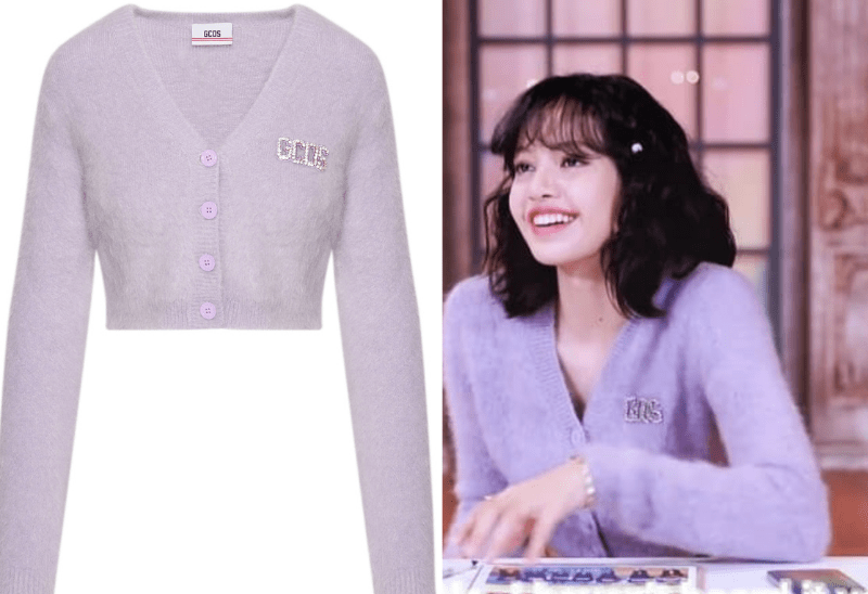 Blackpink的Lisa早前再選穿GCDS的短外套現身《青春有你》第三季。