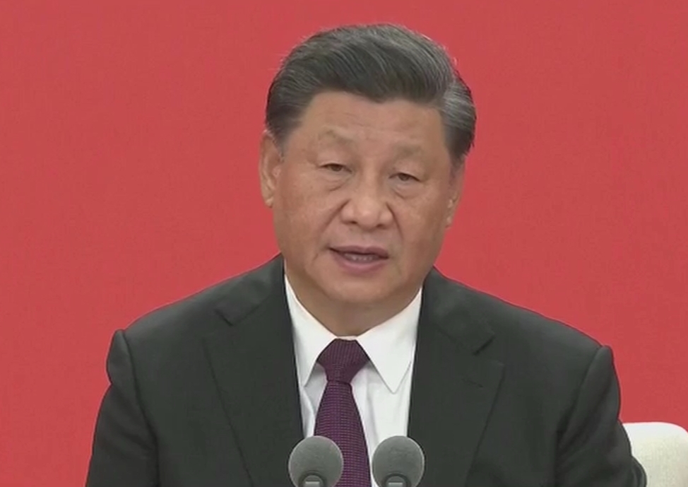 習近平。有線電視截圖