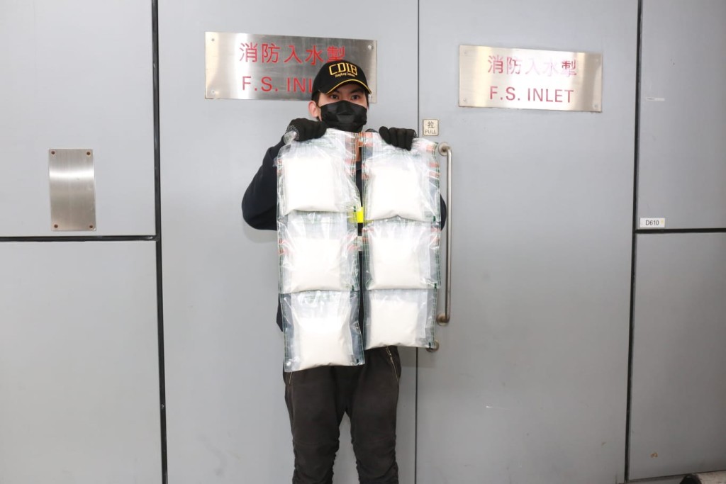 德國寄港郵包藏100萬元K仔
